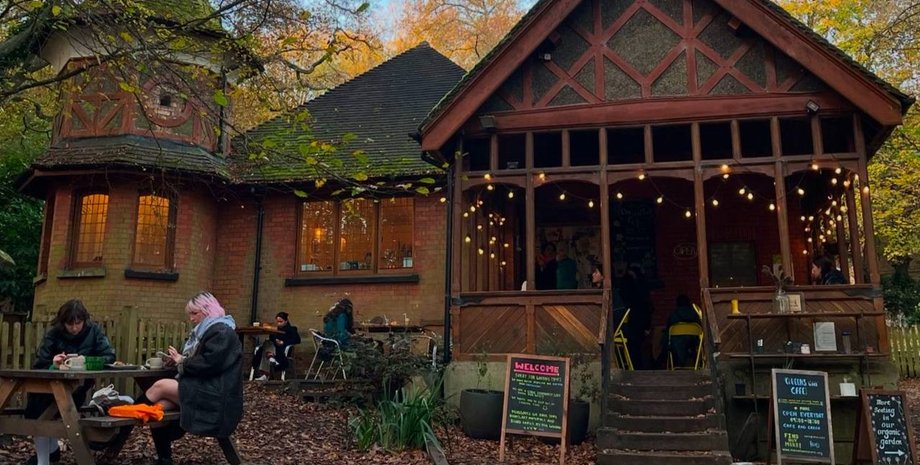 Уютное кафе в Великобритании