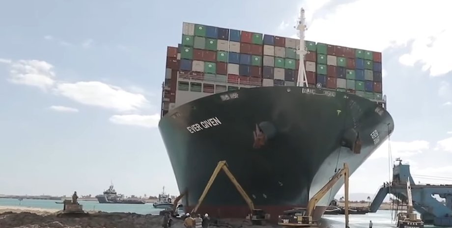 Контейнеровоз, Ever Given, Суэцкий канал