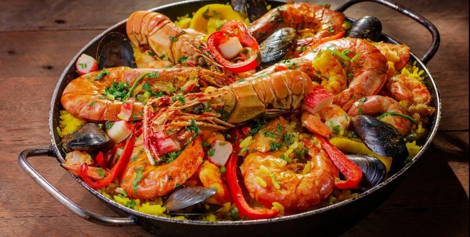 Паэлья испанская паэлья рецепт, блюда с морепродуктами, как приготовить паэлью, испанская кухня