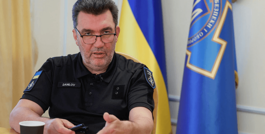 секретарь СНБО, Алексей Данилов, флаг Украины