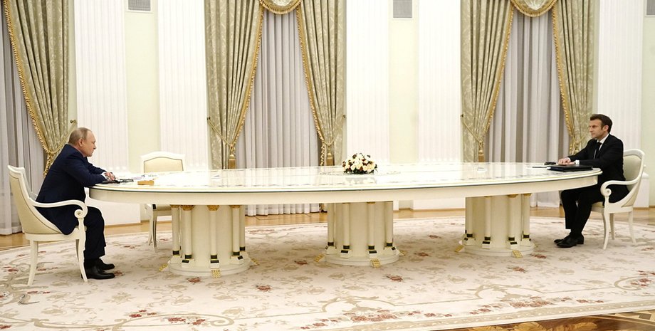 Владимир Путин,Эммануэль Макрон