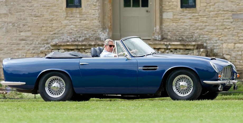 авто принца чарльза, Автомобили Карла ІІІ, электромобиль принца Чарльза, Астон Мартин принца Чарльза, Aston Martin DB6