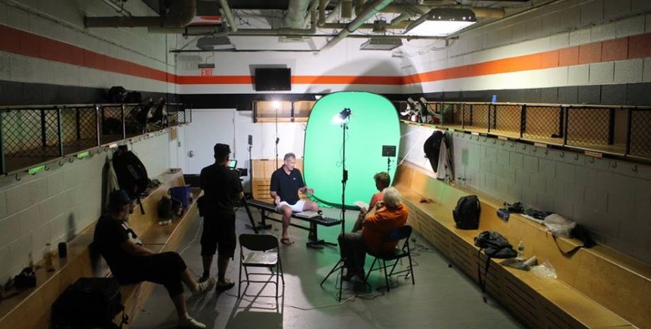 Один из эпизодов съемки фильма. Фото Николая Василькова