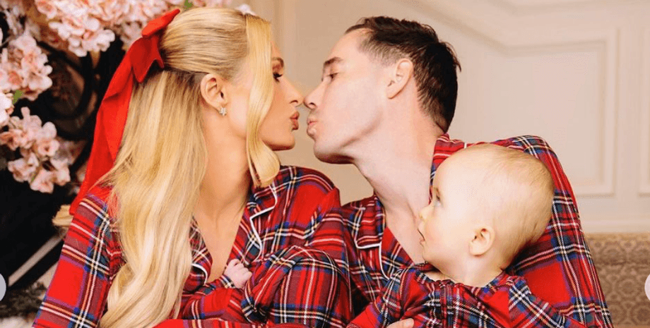 Періс Гілтон та Картер Реум, періс хілтон донька Лондон, Періс Гілтон син фенікс, Різдво 2023, чоловік періс гілтон