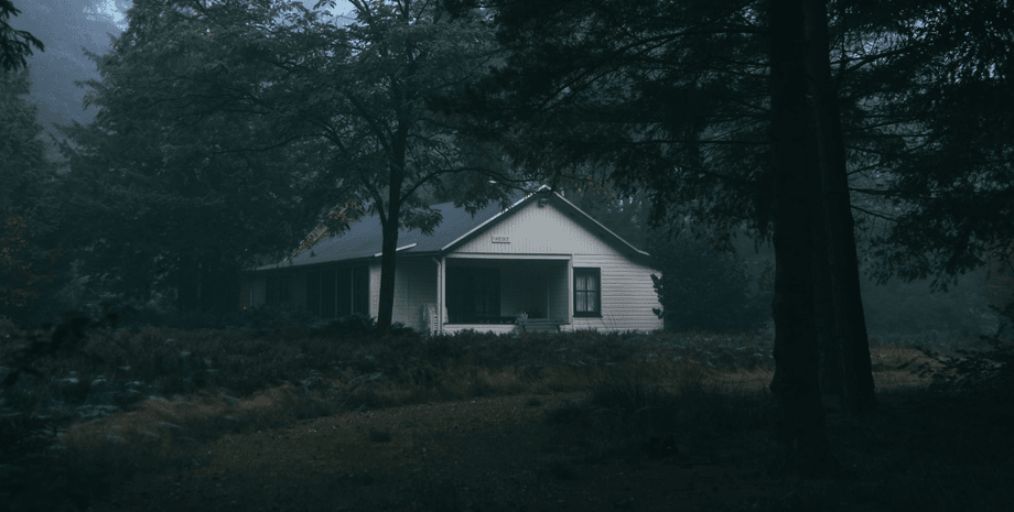 Одинокий дом среди густого леса, где на крыльце нашли цепочку человеческих следов