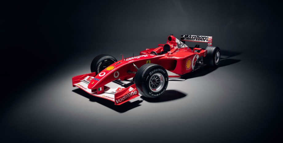 Ferrari, Ferrari F2001b, Авто, Автомобілі, Болід, Формула-1, Міхаель Шумахер, Перегони, Аукціон, Фото