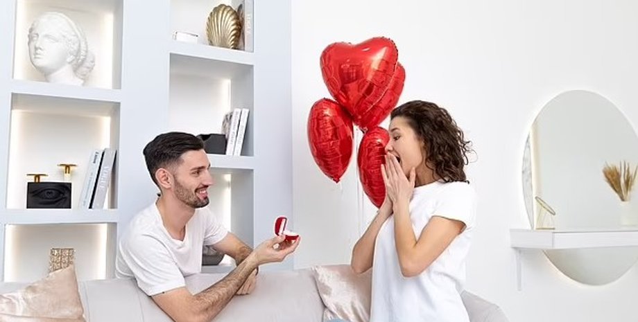 предложение, предложение руки и сердца