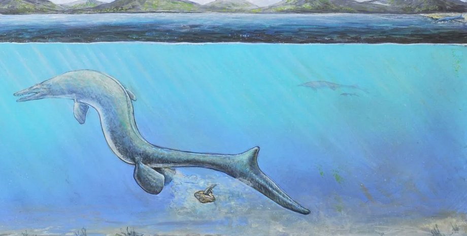 мезозавр, стародавня ящірка