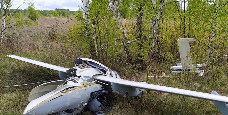 сбитый бпла корсар