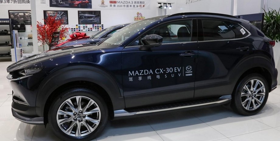 Mazda CX-30 EV, Mazda CX-30, кроссовер Mazda, электромобиль Mazda CX-30