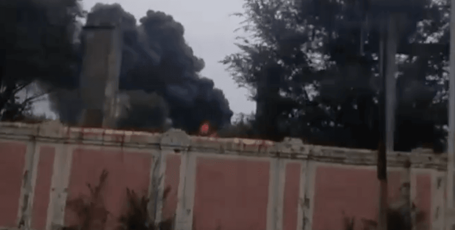 пожар стирол, стирол горловка, пожар стирол горловка