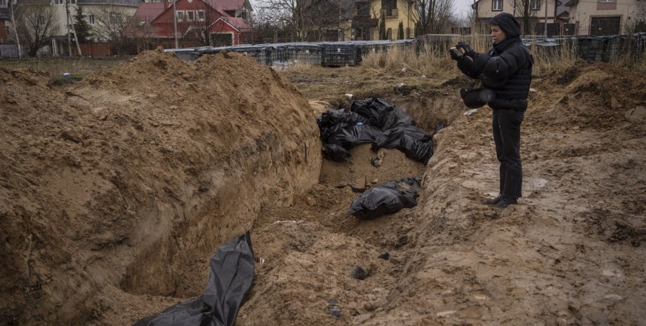 могили, похорон київська область, вбивства окупантів