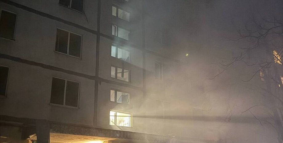 Шахеды атаковали жилой дом в Харькове Шахеды атака