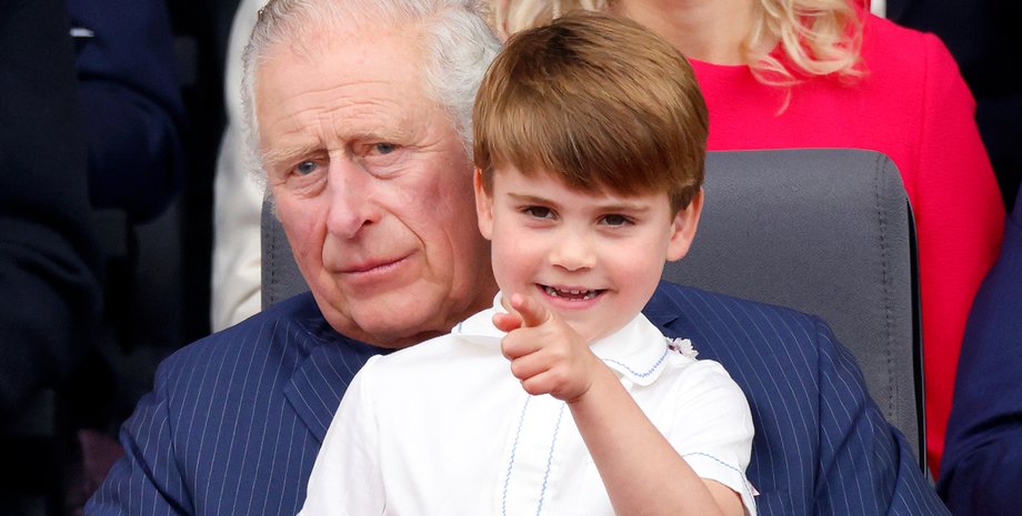 Король Чарльз III, принц Луи, внук, дедушка