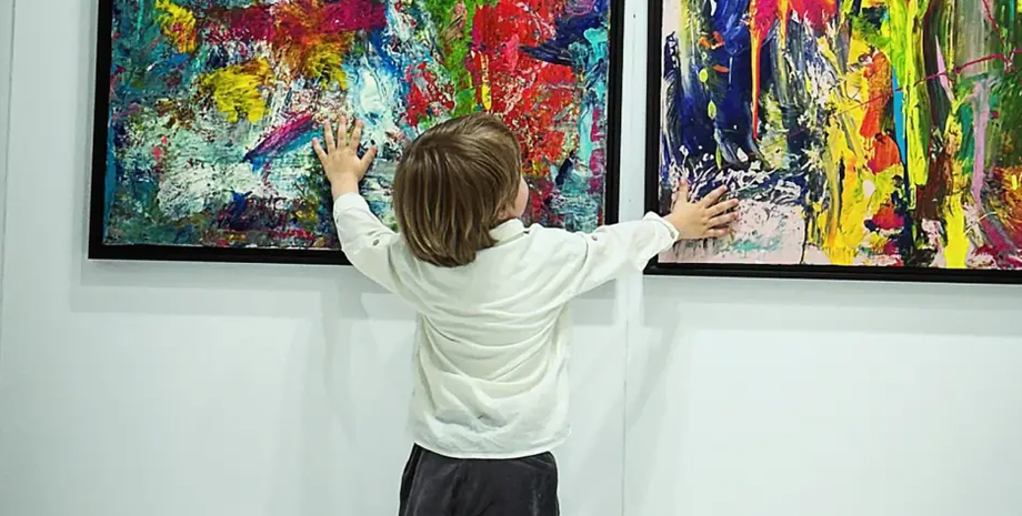 Ребенок гений, Германия, художник, продажа картин, коллекционирование, фото, курьезы