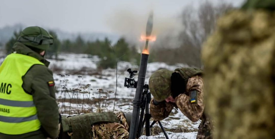 Миномет, стрельба, мины 120 мм, Укроборонпром, оружие, боеприпасы