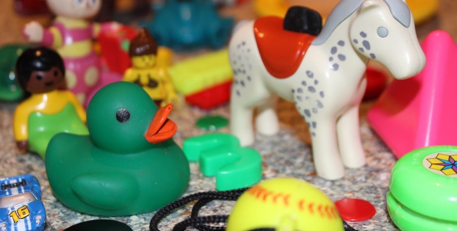 пластик, игрушки, дети