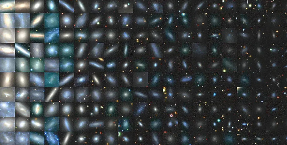 Некоторые галактики в обзоре SAGA космос, вселенная, галактики