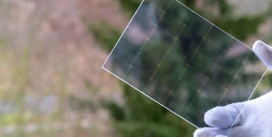 Прозрачная солнечная батарея