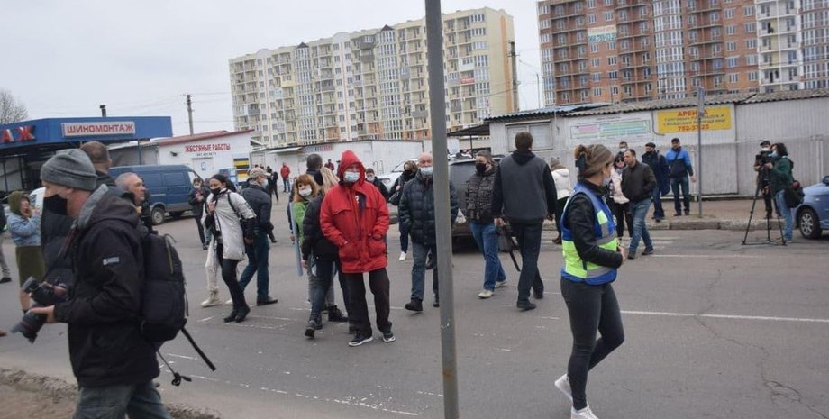 Одеса, ринок, торговці, карантин, протест,