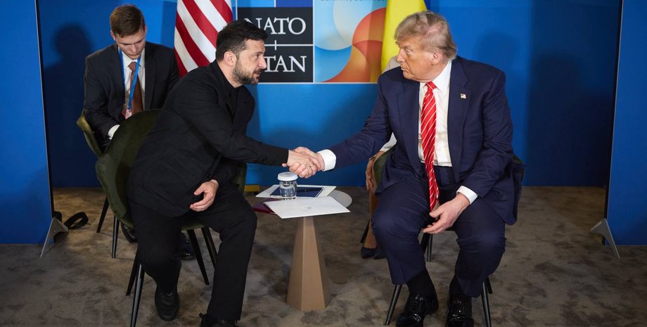 Зустріч Зеленського і Трампа на саміті НАТО Зустріч Зеленького і Трампа