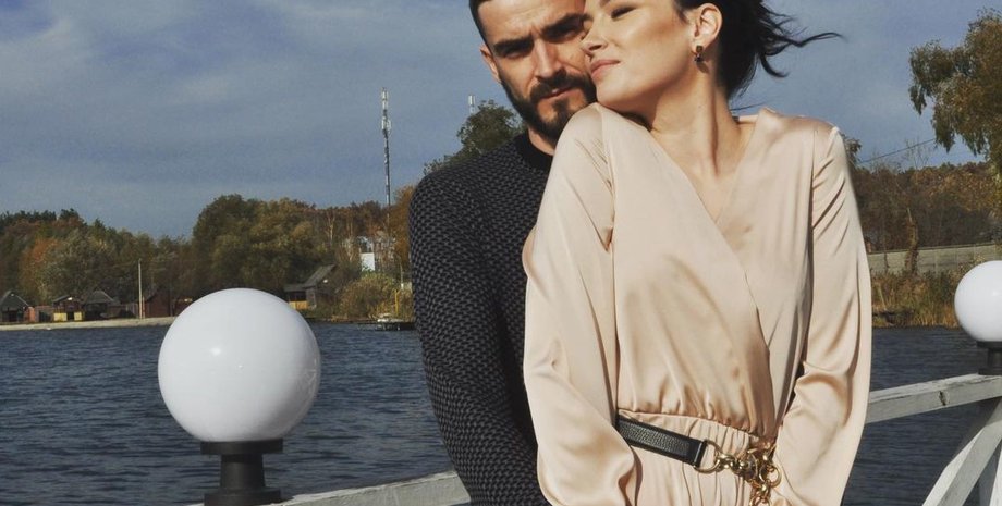 Анастасія Приходько з чоловіком