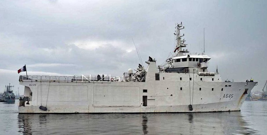 ВМС Франції, Alize (A 645), корабель, чорне море, корабель в чорному морі, вмф франції, морський флот, корабель нато