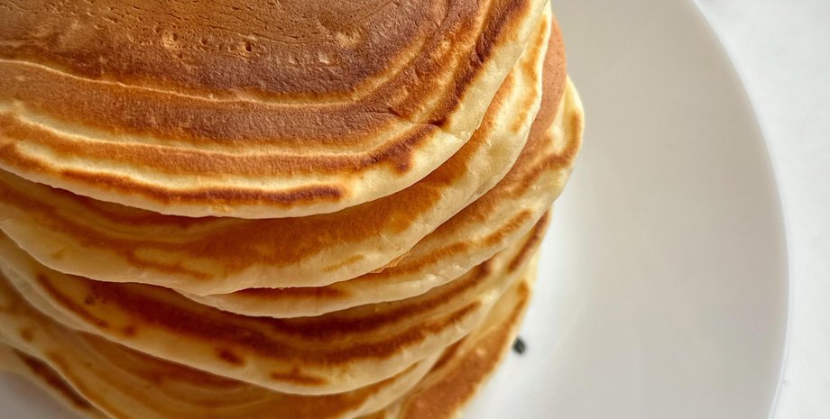 панкейки с шоколадом, блинчики