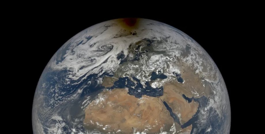 Земля, Луна, тень, солнечное затмение