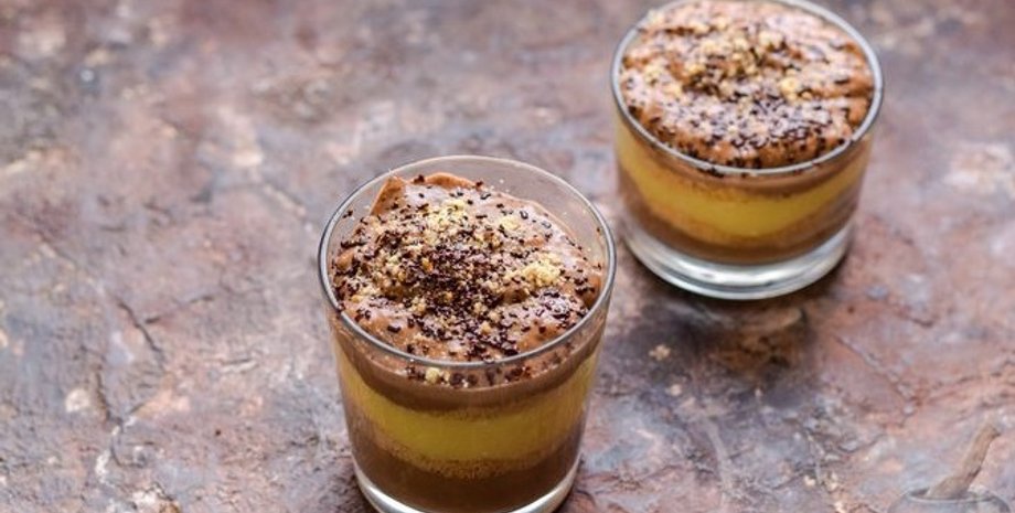 апельсиновий десерт, десерт із апельсинів, десерт без випічки, десерт без тіста