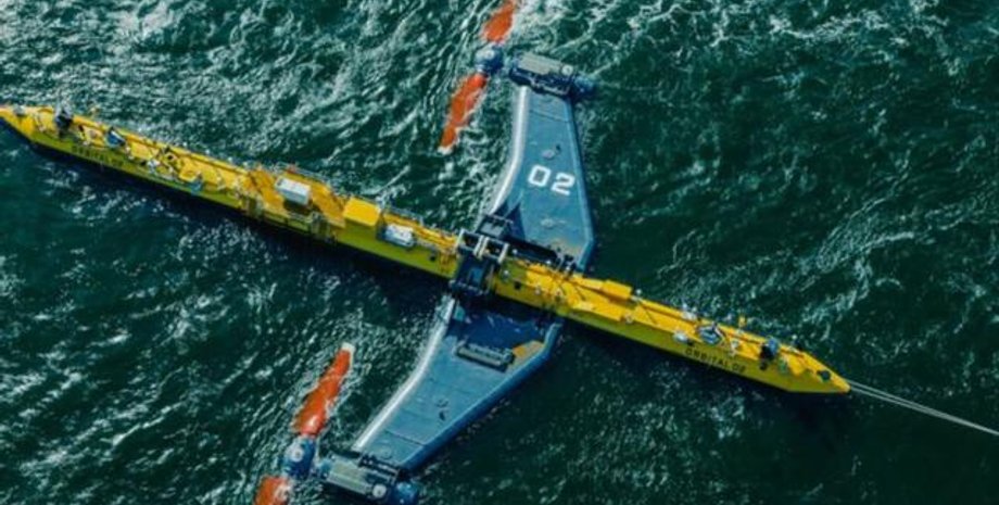 Приливная турбина O2, зеленая энергия, возобновляемые источники энергии