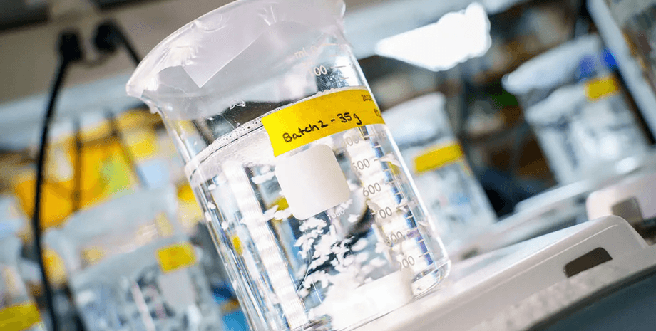 биоматериал, лаборатория, мерный стакан