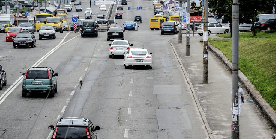 киев, дороги, автомобили, пдд