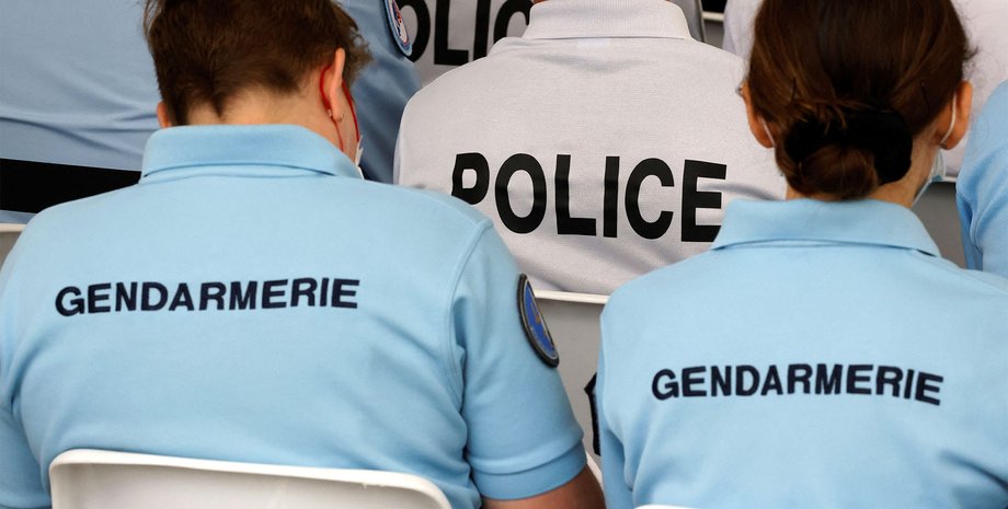 жандармы, полицейские, франция, фото