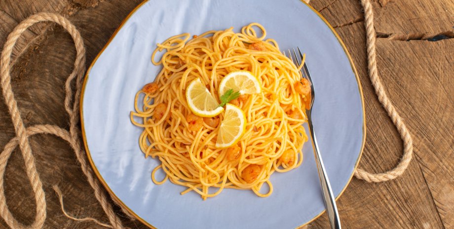 Фото ілюстративне паста їжа спагетті тарілка їда