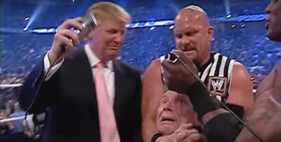 Вінс Макмен, Дональд Трамп, рестлери, WrestleMania