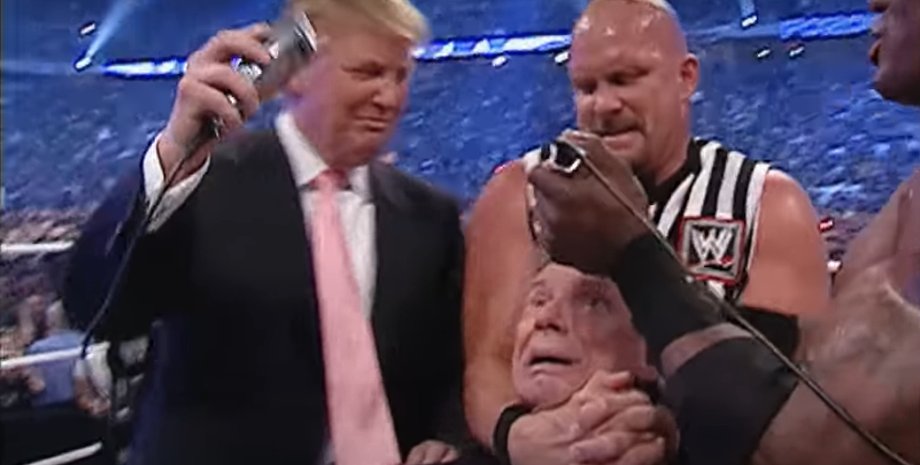 Винс Макмэн, Дональд Трамп, рестлеры, WrestleMania
