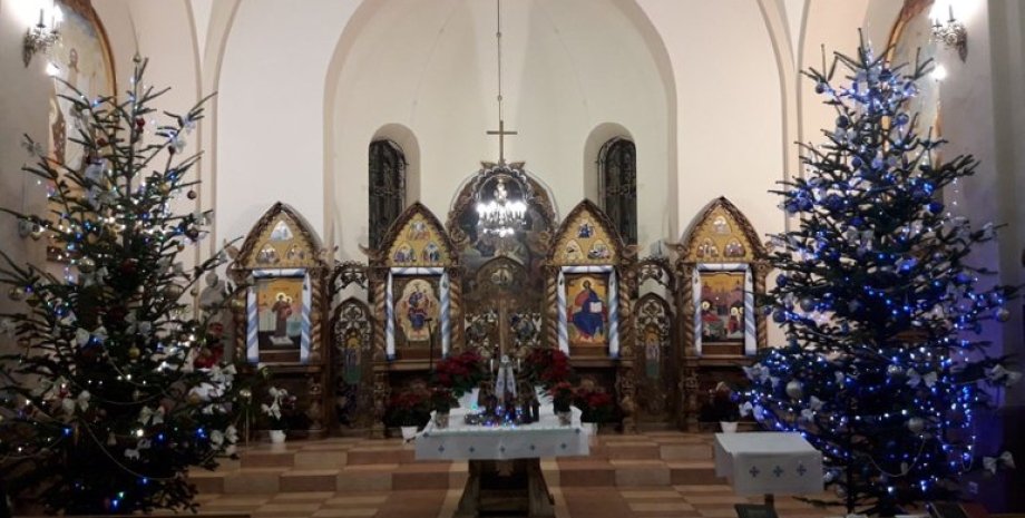 Черновцы, Россия, греко-католики, Рождество, 25 декабря