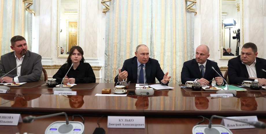 Владимир Путин, встреча Путина, Путин военкоры, встреча Путина и военкоров, встреча Путина и военкоров