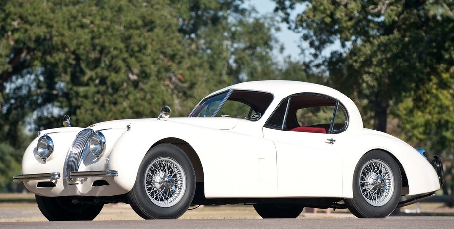 купе jaguar xk120, Jaguar XK120, ягуар хк120, спорткар Jaguar, Jaguar XK120 1953