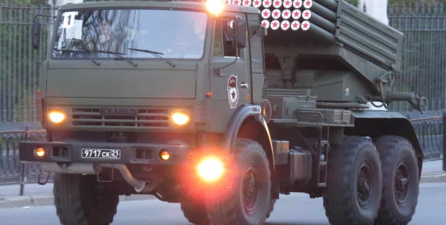 РСЗО "Град" РФ, российский РСЗО "Град", система залпового огня Град, РСЗО "Град" на на шасси КамАЗ-5350