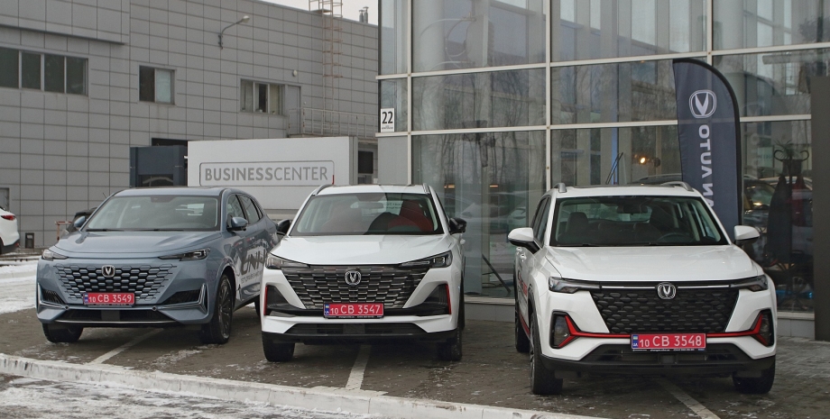 кроссоверы чанган, Changan в Украине, кроссовер Changan, Changan CS35, Changan CS55, Changan uni-k