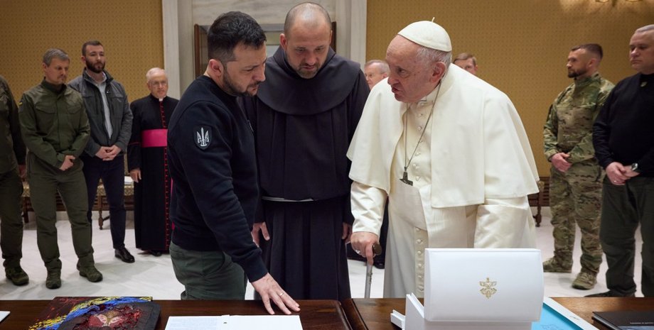 Володимир Зеленський, Папа Римський, Зеленський в Італії, Зеленський у Римі