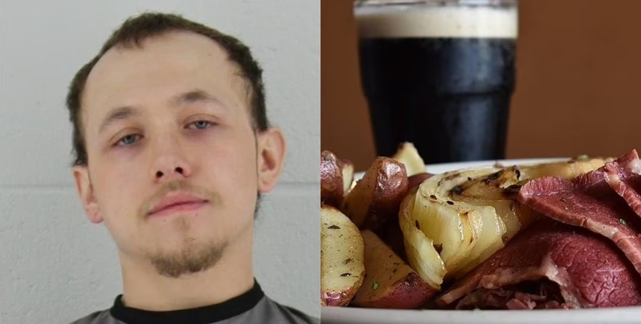 Ресторан, стейк-хаус, официант портил еду, стейк, снимал на видео как портит еду, арестовали официанта, жалоба клиентов