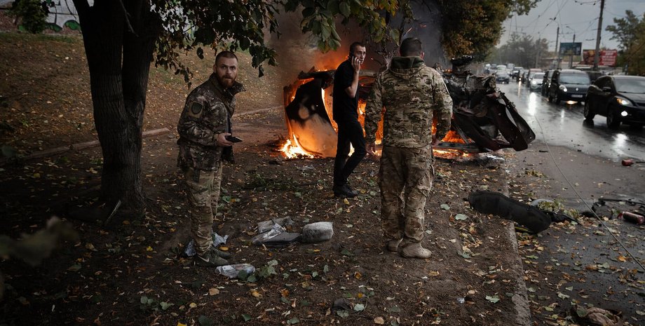 Наслідки обстрілу в Слов'янську