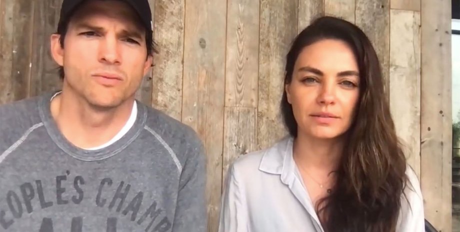 мила кунис, эштон кутчер, помощь украине, война в украине, война с россией