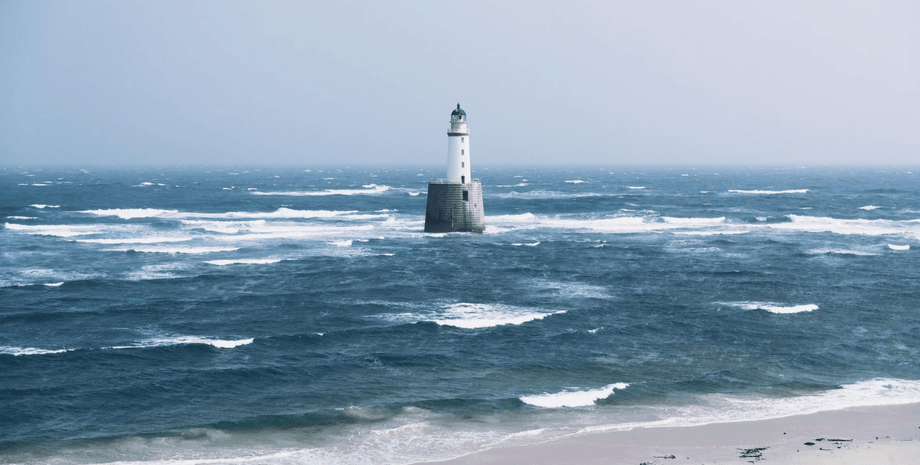 Маяк, заброшенный город, город-призрак, покинутая деревня, руины, заброшенные дома, покинули город, прибрежный город,