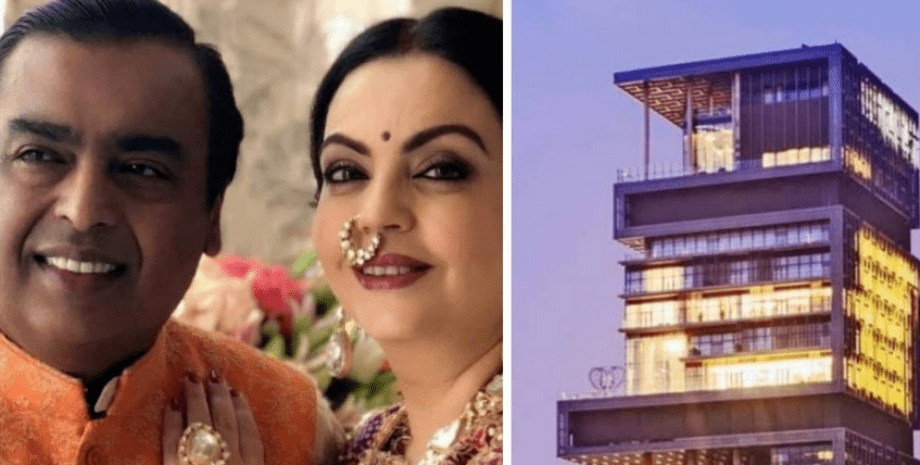 Дом Амбани дом, Мукеш Амбани, Нита Амбани