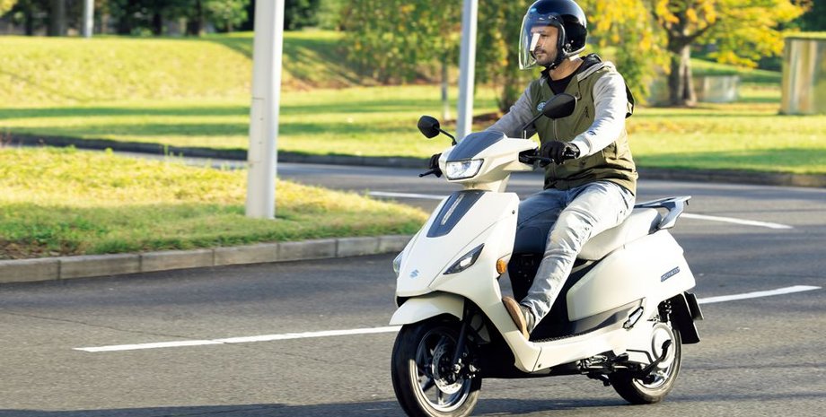 suzuki address, Suzuki e-Address, скутер Suzuki, Новий Suzuki e-Address
