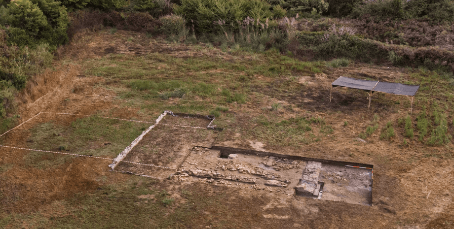 храм, Греція, Посейдон, бог, археологи, археологія, дослідження, історія, вчені, наука, зала, реконструкція, дослідники, дах, будівля, черепиця